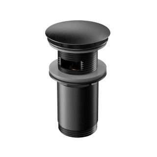 Донный клапан для раковины WHITECROSS A706GM клик-клак оружейная сталь